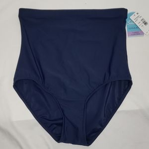 Island Escape High Waist Control Top Bikini Bottom